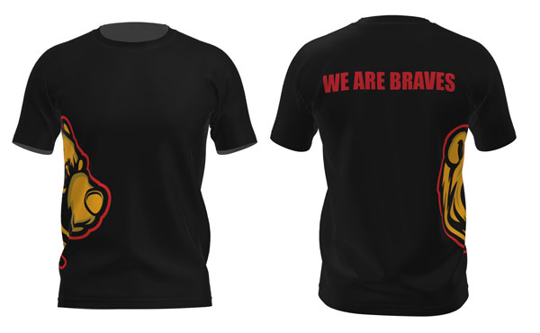 Braves Design #1 Unisex Short Sleeve Supporters Tee