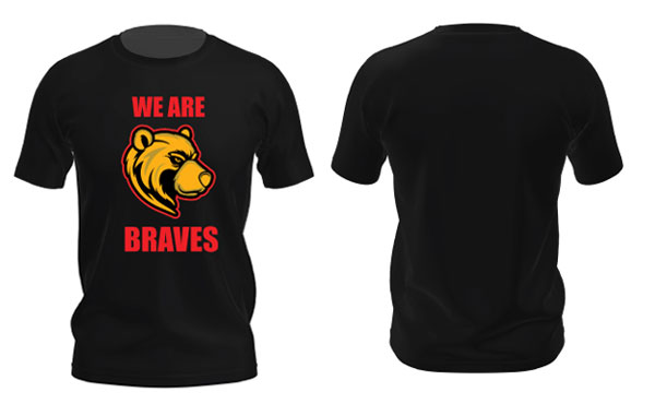 Braves Design #2 Unisex Short Sleeve Supporters Tee